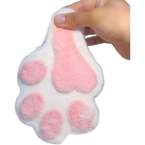 Taba Squishy Paw,Handmade Squishy Paw,Large Size Fufu Squishy Big Paw,for An*iety&Rela*ation,Cat Paw Squishy Fidget Toys,Desk Accessory for Adults,Birthday Gifts for Boys and Girls(Pink)