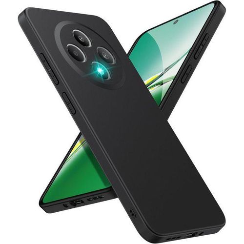 Oppo Reno 12F 4G Mobile Case, Slim Protective Case Made of Soft TPU and Silicone, Drop Resistant for Oppo Reno 12F 4G - Black