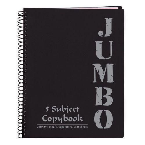 A4 Notebook - 200 Sheets - 210*297 mm - Black Cover