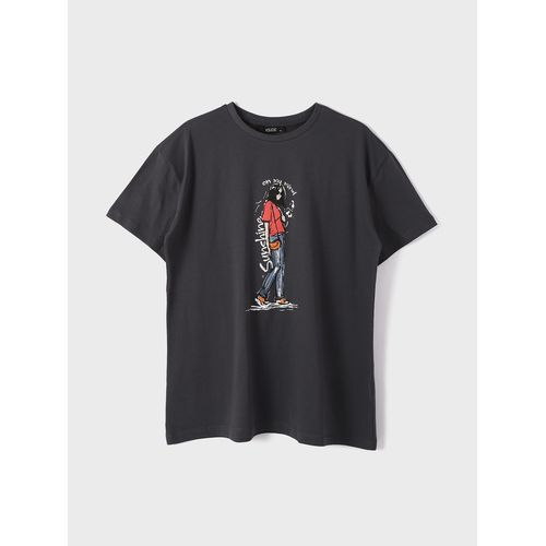 XSIDE Crew Neck Short Sleeve Printed Women's T-Shirt
