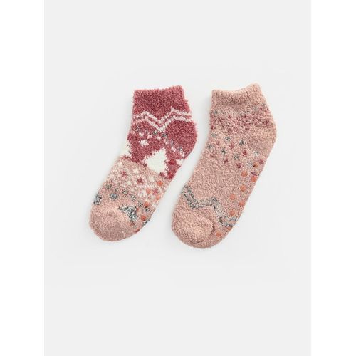 Patterned Women's Home Sock 2 Pack