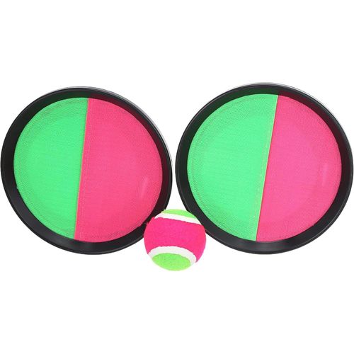 Self Adhesive Pickup Disc and Toss Ball Set - Multi Color