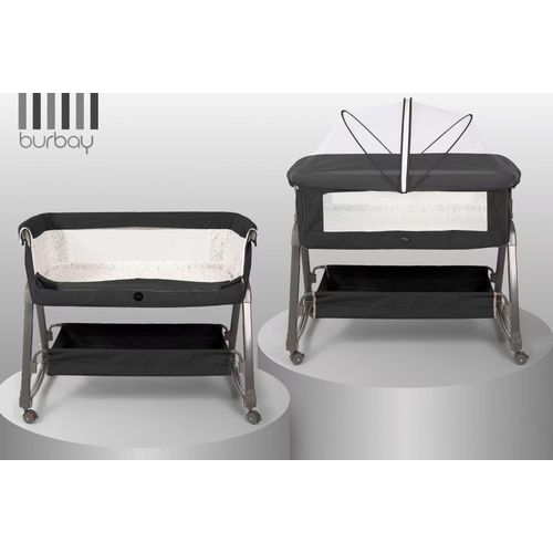 سرير أطفال متعدد الاستخدامات 3 في 1 – بعجل وناموسية