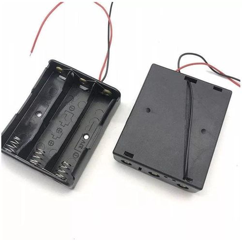 Battery Holder Storage Box Case 3 Slot Batteries Container with Wire Lead - 3X 18650