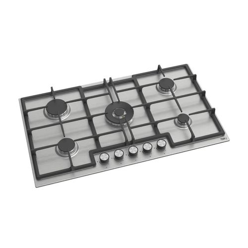 ED041 Built-in Gas Hob, 90cm, 5 Burners, Stainless Steel