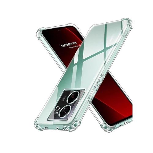 Case for Xiaomi 13T 5G / Xiaomi 13T Pro 5G / Redmi K60 Ultra 5G Clear Transparent Cover Soft Flexible TPU Back Cover with Reinforced Bumper Corner for Xiaomi 13T 5G / 13T Pro 5G (Clear)