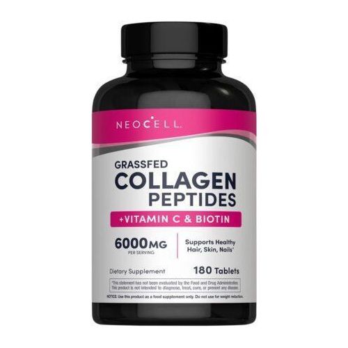 NeoCell Super Collagen Tablets with Vitamin C and Biotin, 180 Count
