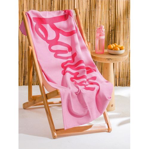 منشفة شاطئ للبنات بطباعة باربي 70x150 سم