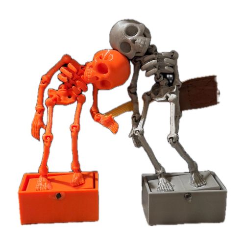 Moving Skeleton Aquarium Ornament – 3D Printed Décor