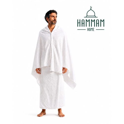Men’s Two-Piece Seamless Ihram Set – Practical and Comfortable for Hajj & Umrah
