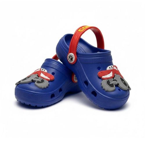 Kids CAR Clogs, Lightweight Slip-On Clog with Back Strap, Soft & Fun Design for Boys and Girls