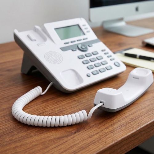 Telephone Handset Cable 5 Meters-white