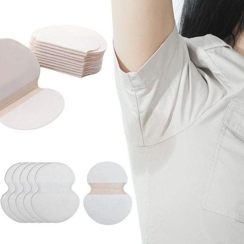 60PCS Underarm Sweat Pads Disposable Underarm Pads Armpit Sweat Pads Comfortable Non Visible Armpit Dress Shields for Sweating Women and Men