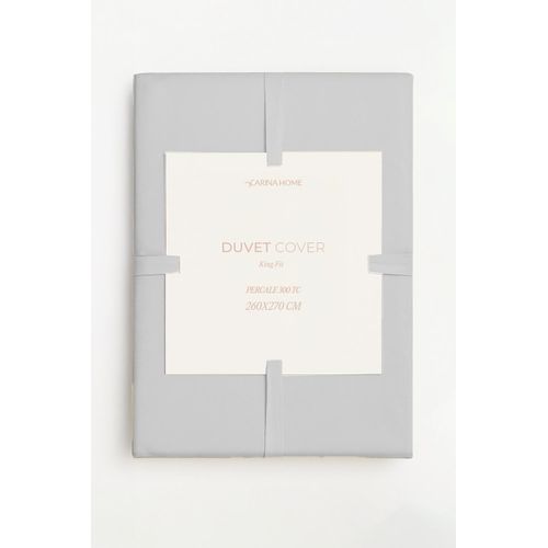Percale King Duvet Cover TC300