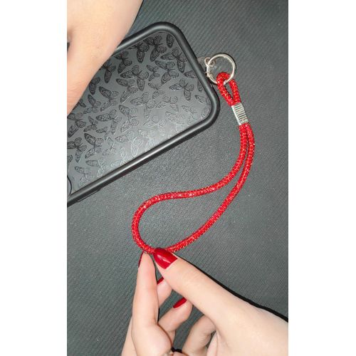 EvancyStore Handmade Mobile chain Red