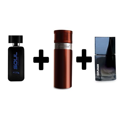 Soul 55 Ml + Essential 50 Ml + Explotion 65 Ml