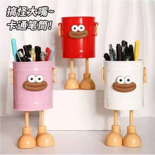 Pen Holder and Desk Organizer, Storage Container for Cosmetic Brushes and Drawing Tools, Combining Aesthetic Design and Practical Function to Organize Your Daily Items with Ease and Style Multicolor