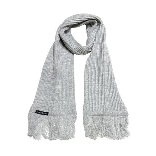 Solid Tricot Winter Scarf/Shawl/Wrap/Keffiyeh/Headscarf/Blanket For Men & Women - One Size 20x160cm - Silver