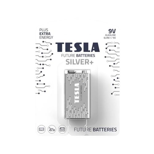بطارية قلوية فضية 9 فولط – عبوة من 1
