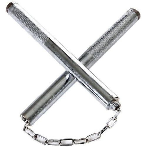 Metal Nunchaku - Silver ( Color may vary )