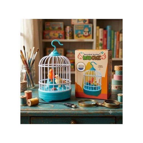 Talking Bird Cage Toy – Speaking Bird Cage – Talking Bird Cage Game – Talking Birds Toy – Interactive Talking Bird Toy