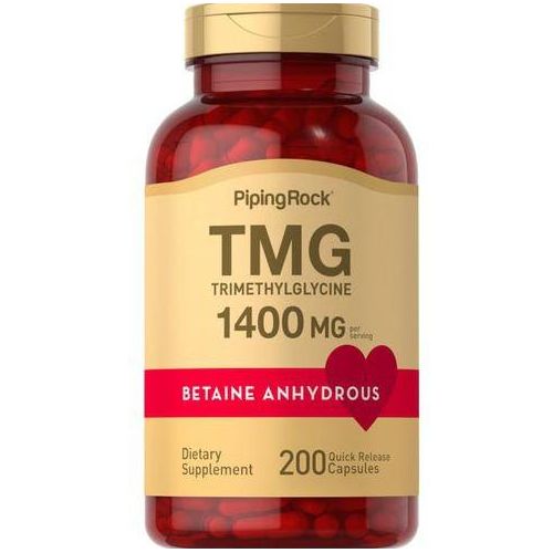 TMG triméthylglycine 1400 mg par portion 200 capsules absorption rapide Complément alimentaire