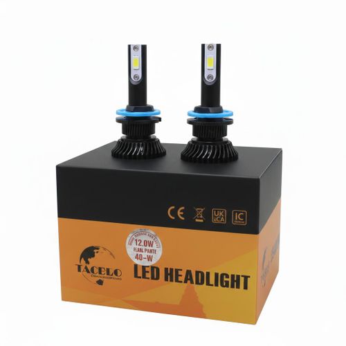 H4 LED Headlight Bulbs - WM-65 Golden Edition - High/Low Beam - 120W High Power - 6000K Cool White (Pair)