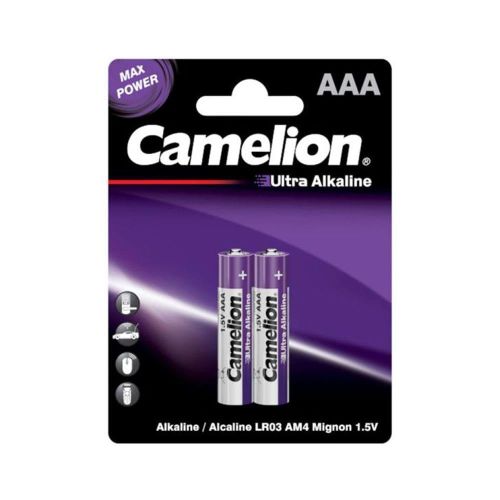Ultra Alkaline AAA LR03-BP2UT 2pc Card