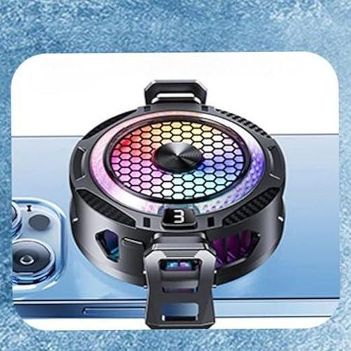 Mobile phone cooler, magnetic rear-clip cooler (2-in-1), MagSafe compatible.
