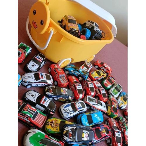 Mini Metal Toy Cars Set for Kids – 50 Cars