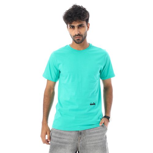 Men Cotton Printed T-Shirt - Green