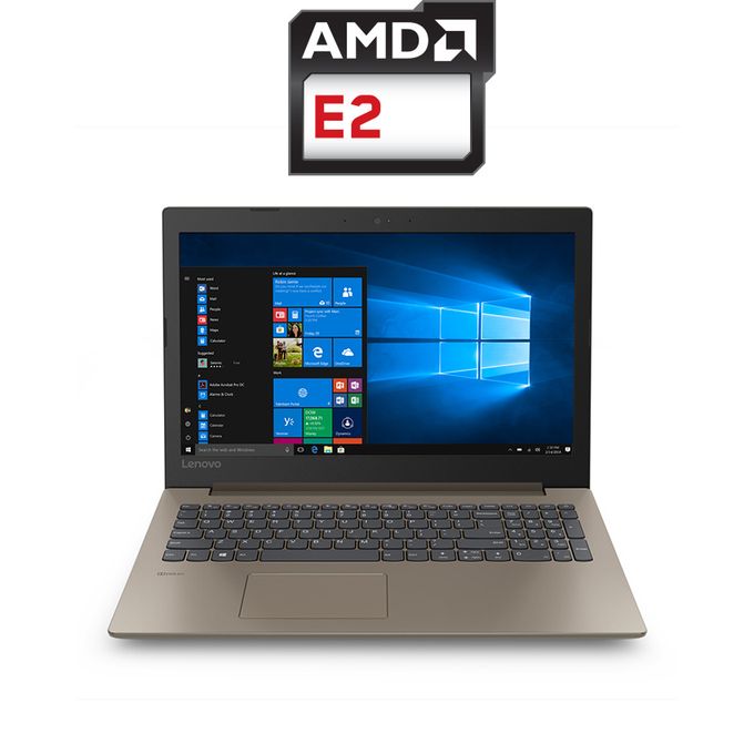 IdeaPad 330-15AST لاب توب - AMD E2 - رام 4 جيجا - هارد HDD 1 تيرا - شاشة HD 15.6 بوصة - رسومات AMD - DOS - بني