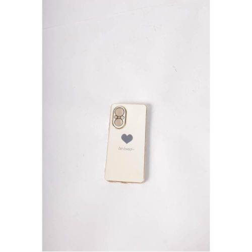 Phone Case Huawei nova 9 SE nova 8 8i Honor 50 Lite Colorful Candy Plating Silicone Soft Cover with Heart beige