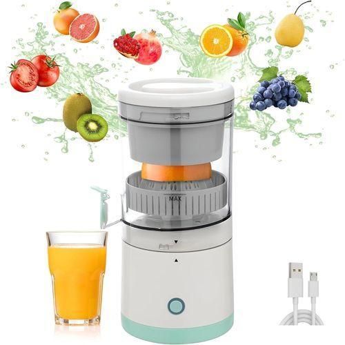 Portable Electric Citrus Juicer - Automatic Electric Orange Juicer for Home Use, USB Rechargeable, Suitable for Oranges, Lemons, Grapefruits, Ideal for All Types of Juices, Durable Extraction Material