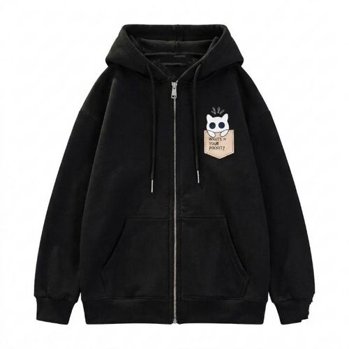 Distinctive hoodie, high-quality material.