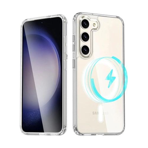 MagSafe Compatible Crystal Clear Case for Samsung Galaxy S23 Plus - Slim, Protective, Non-Yellowing