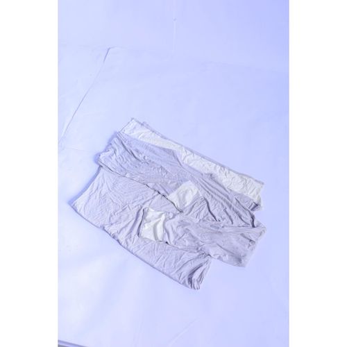 basic long sleeves tshirt for women-light grey-m