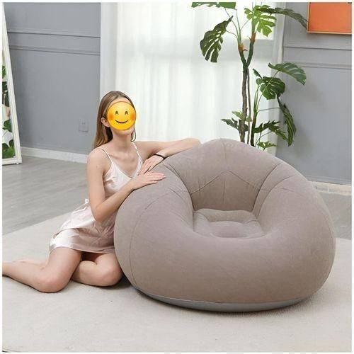 Soft inflatable lounge - circular design provides full back support with a soft, easy-care outer surface, inflates in less than two minutes, making it ideal for children and adults for any occasion.