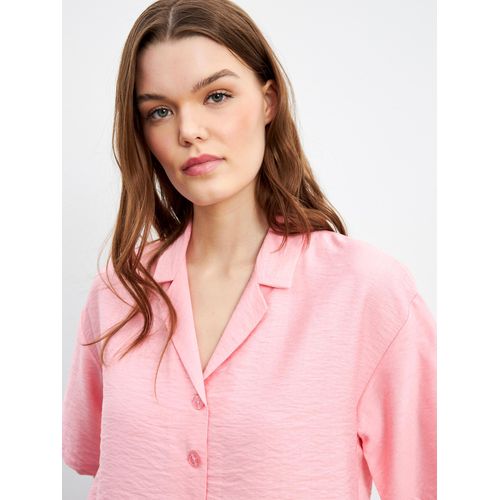Loose Fit Buttoned Women's Shirt