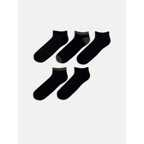 Patterned Men's Trainer Socks 5 Pack
