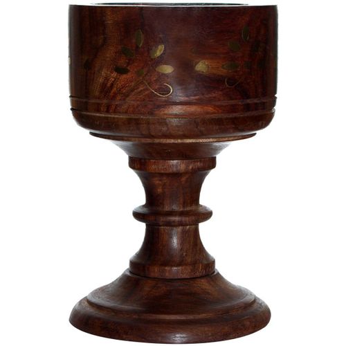 حامل بخور خشبي - 15 سم