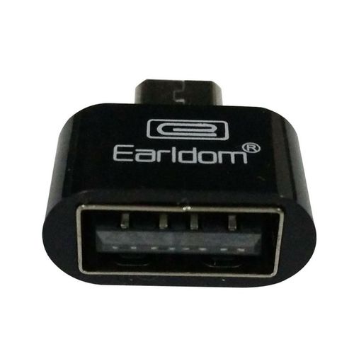 اشتري Generic Earldom USB To Micro USB 2.0 OTG Universal Adapter For SmartPhones - Black في مصر