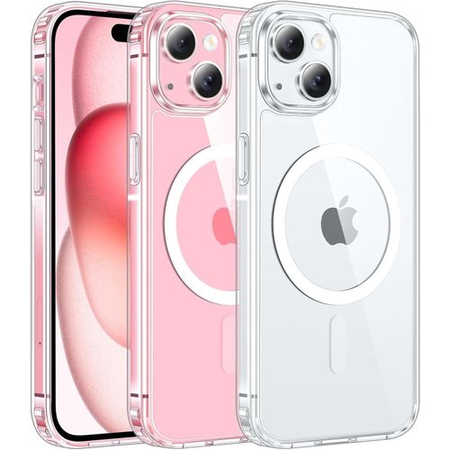 MagSafe-Compatible Magnetic Case for iPhone 15+ Plus 6.7-Inch / iPhone 14 Plus 6.7-Inch with Military-Grade Protection - Clear