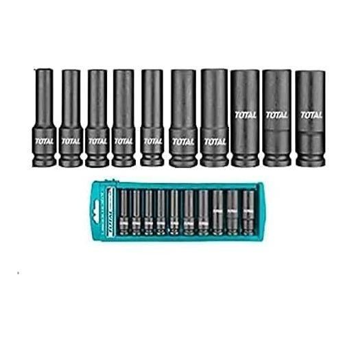 1/2 Inch Long Impact Socket Set – 10 Pieces – Model THKISD12102L