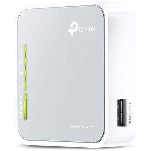 TL-MR3020 3G / 4G Wireless N Portable Router * Compatible with Select ATT/Verizon/Sprint/T-Mobile USB Modems