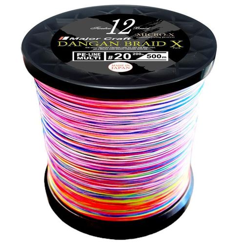 Dangan Braid 12X made in japan fishing line 200 lb size number (20) equal 0.80 mm 500m