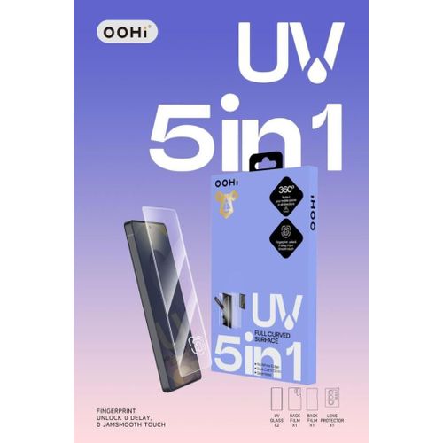 OOHI 5 in 1 Glass Screen Protector UV For Vivo V50