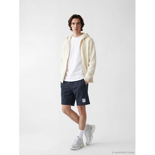 Regular Fit Nfl Printed Men's Shorts