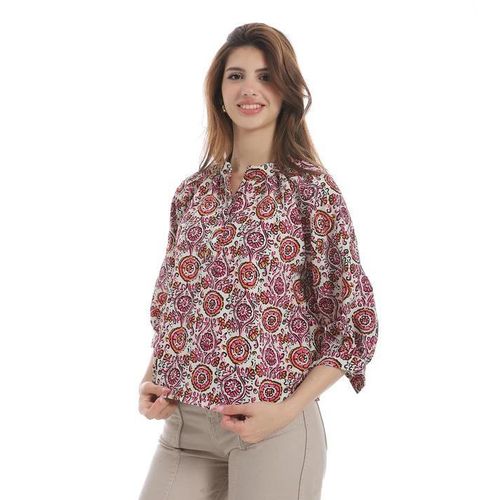 Blouse - 5724-RED