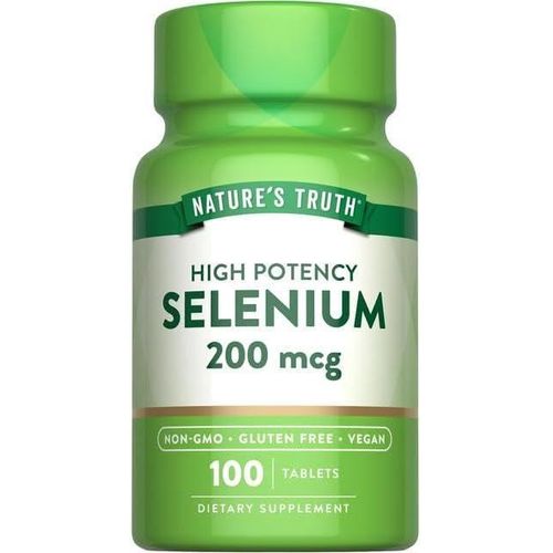 Premium Vital Selenium 200mcg – 100 Tablets Essential Trace Mineral Bundle with Practical Pill Box – High Purity Cellular Antioxidant Formulation Engineered for Routine Balance